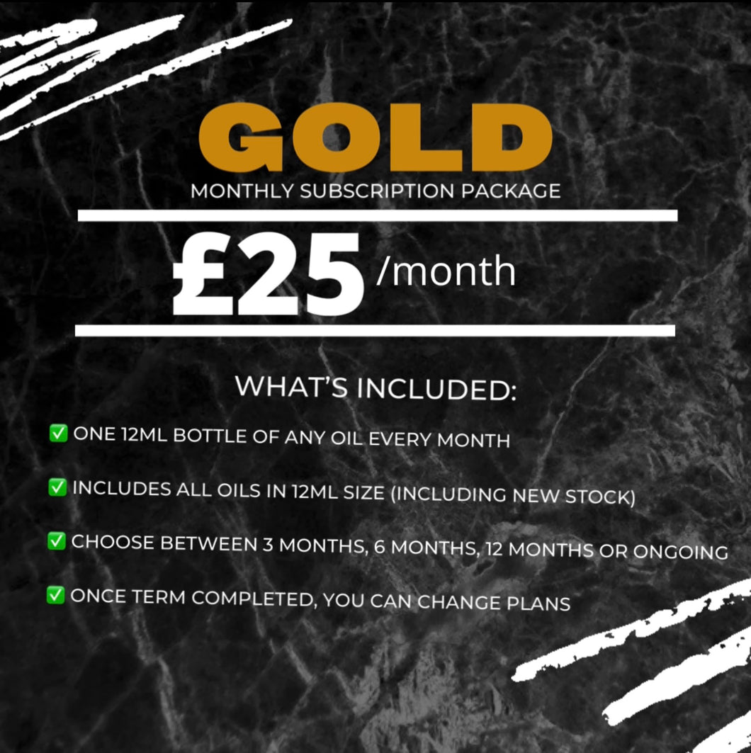 Gold Monthly Subscription Package (5873640079512)